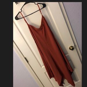 Deep orange colored dress 3x women’s